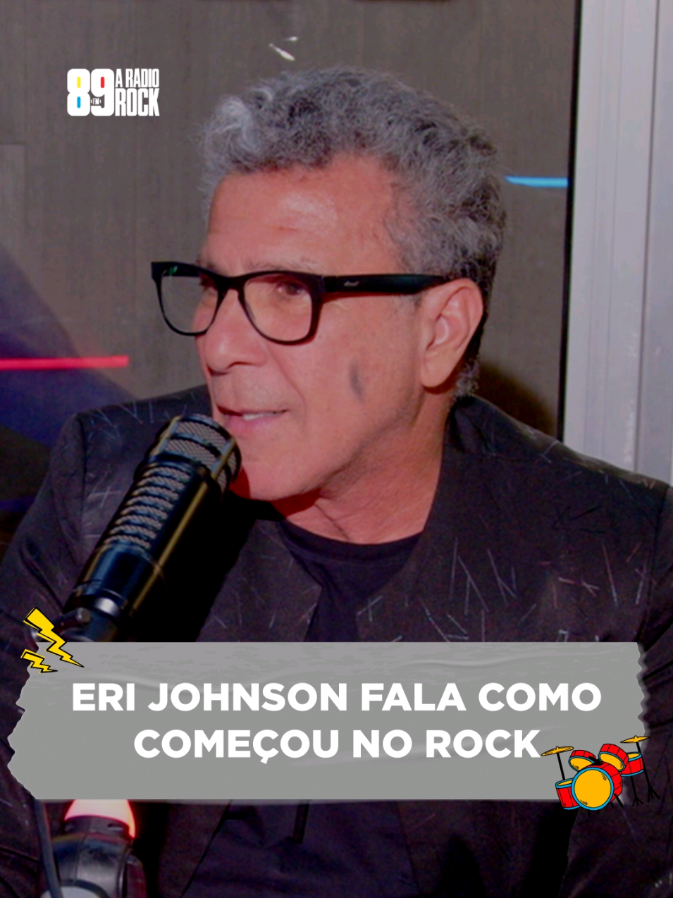 ERI JOHNSON FALA COMO COMEÇOU NO ROCK 🤘 O ator Eri Johnson nos contou como começou a gostar de rock e como foi acompanhar o crescimento de bandas como a Blitz. #89 #89fm #89aradiorock #89fmaradiorock #radiorock #aradiorock #rock 