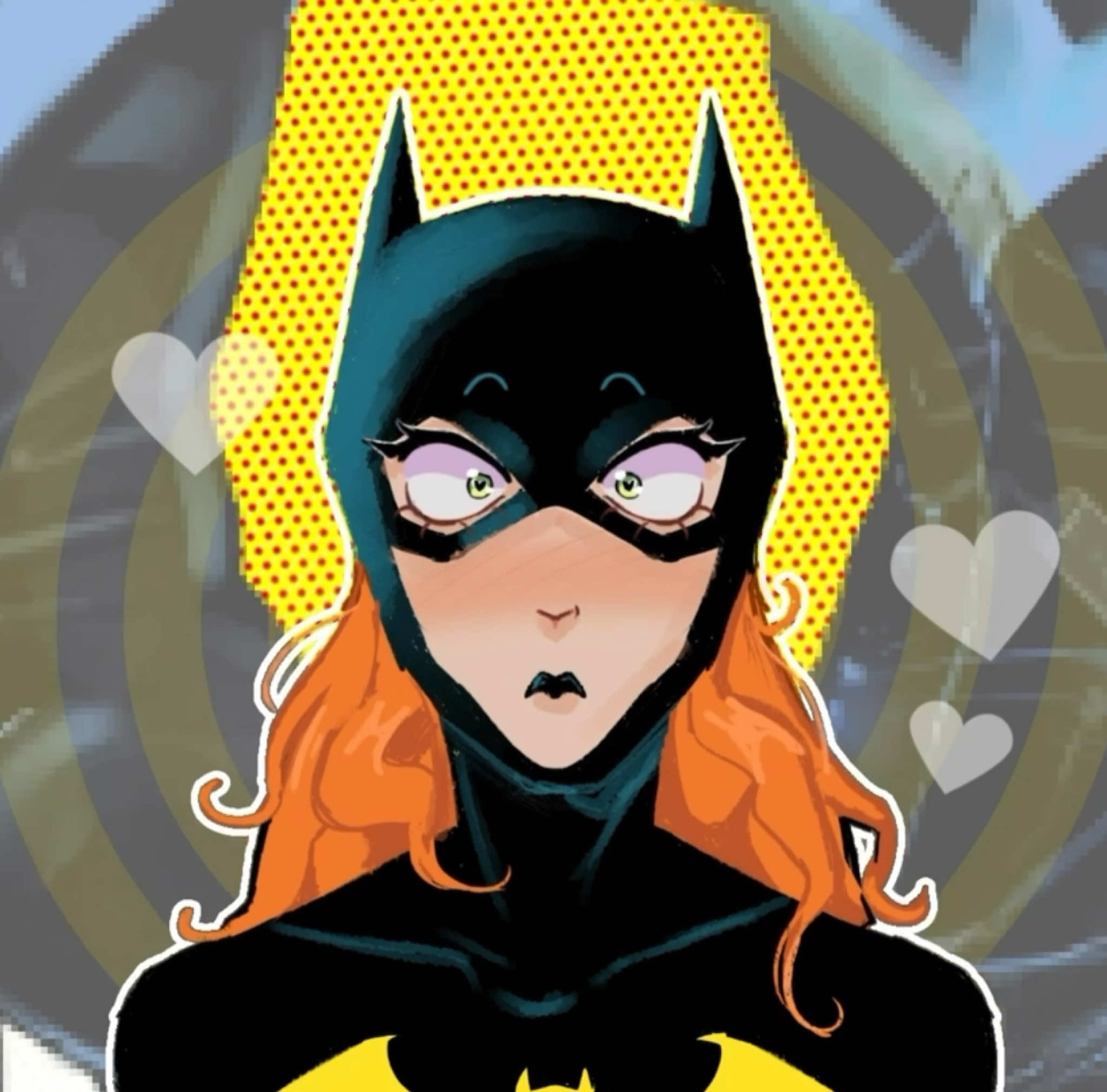 Batgirl should share with me😓😓 [inspo by: @.xokats her animation is so cool!!!] #fyp #art #nightwing #batgirl #batman 
