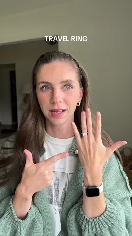 Ok but I wasn’t expecting the ring to be THIS good 🤩🤩🤩 #travelring #weddingring #traveltips 