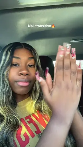 My nail tech ALWAYS EATSSSSS🔥💅🏾 #fypシ #nailinspo #naildaywithme #newnails #nailideas 