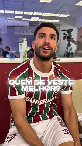 E aí, quem se veste melhor? 👔✨ #Fluminense #TikTokEsportes 