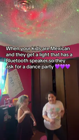 #mexican #mexicankids #galaxy #galaxyprojector #danceparty 