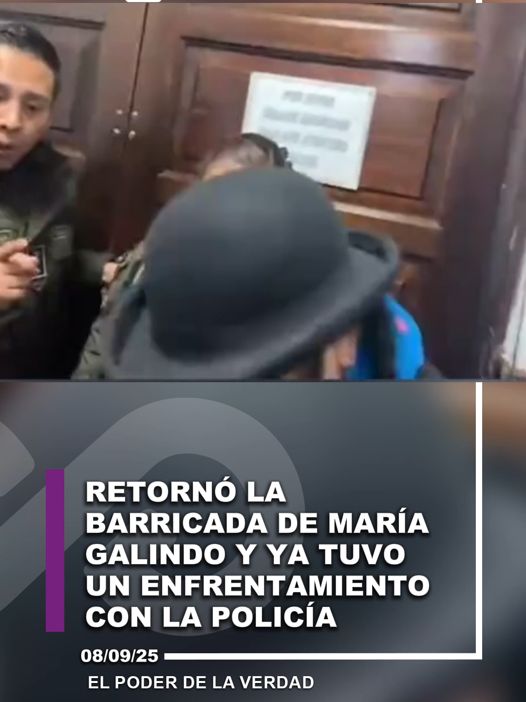 ⚖️🚨María Galindo retornó y se dirigió al Ministerio de Justicia, donde enfrentó resistencia de la Policía durante su ingreso🏛️ #maríagalindo #mariagalindo #mujerescreando #bolivia #bolivia🇧🇴