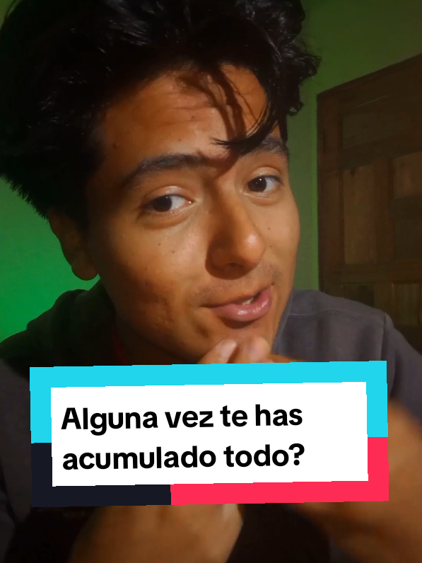 Les ha pasado a ustedes? es horrible acumularse todo y querer hacerlo todo y terminar haciendo nada jajaja . pero poco a poco iré poniendome al día. #pendientes #storytime #vida #reflexion #niquich 