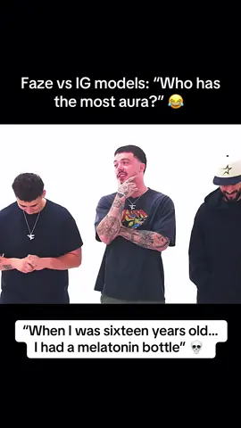 Faze vs IG models: “Who has the most aura?” Adapt Silkly JasonTheWeen PlaqueBoyMax 😂 #fyp #viral #stableronaldo #lacy #marlon
