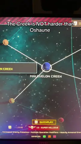 Y’all are tweakin if u think creek is harder bruh #helldivers2 #oshaune #maleveloncreek 
