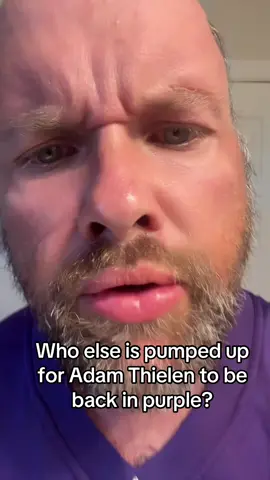 Who else is excited for Adam Thielen to be back in purple and playing for the Minnesota Vikings again ? #adamthielen #minnesotavikings #skolvikings #fyp #mondaynightfootball @Vikings 