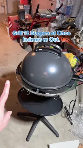 Rain or shine, grill season is ON. This GreenPan 2-in-1 Electric Grill lets you cook indoors or out with 240 sq. inches of space—enough for 12 burgers! Switch between grill and griddle plates, enjoy ceramic nonstick cleanup, and use the stand with a bun warmer. No smoke, no flames, just perfect results. #Grilling #IndoorGrill #OutdoorCooking #FoodTech #HomeChef 