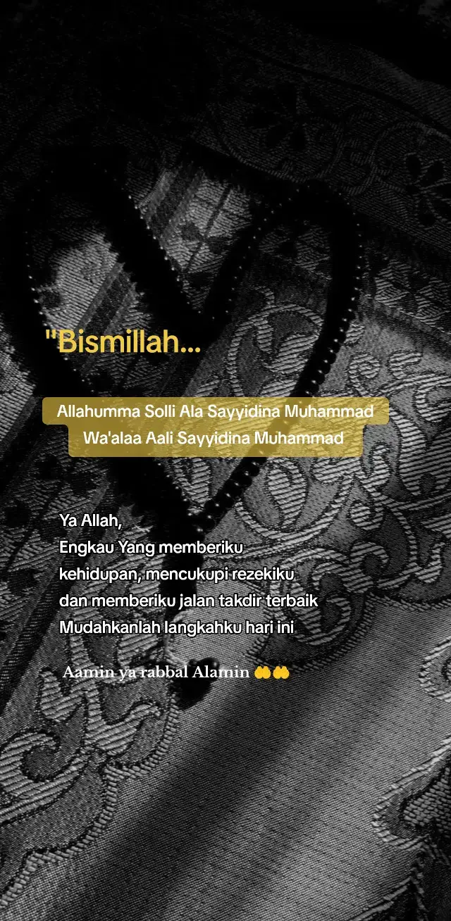 Assalamualaikum Selamat pagi 