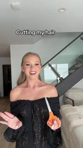 Risky business before a red carpet movie premiere #cutmyhair #grwm #fypシ 