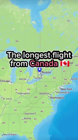 The longest flight from Canada 🇨🇦 