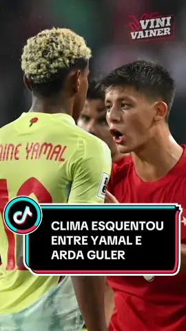 Clima esquentou entre Yamal e Arda Guler #yamal #ardaguler #TikTokEsportes 