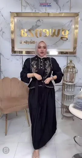 Gwenza Sherina Setelan Rok Bordir Muslim Wanita#bajuwanita #setelanrok #promo99 #guncang99 #fypdonggggggggg 