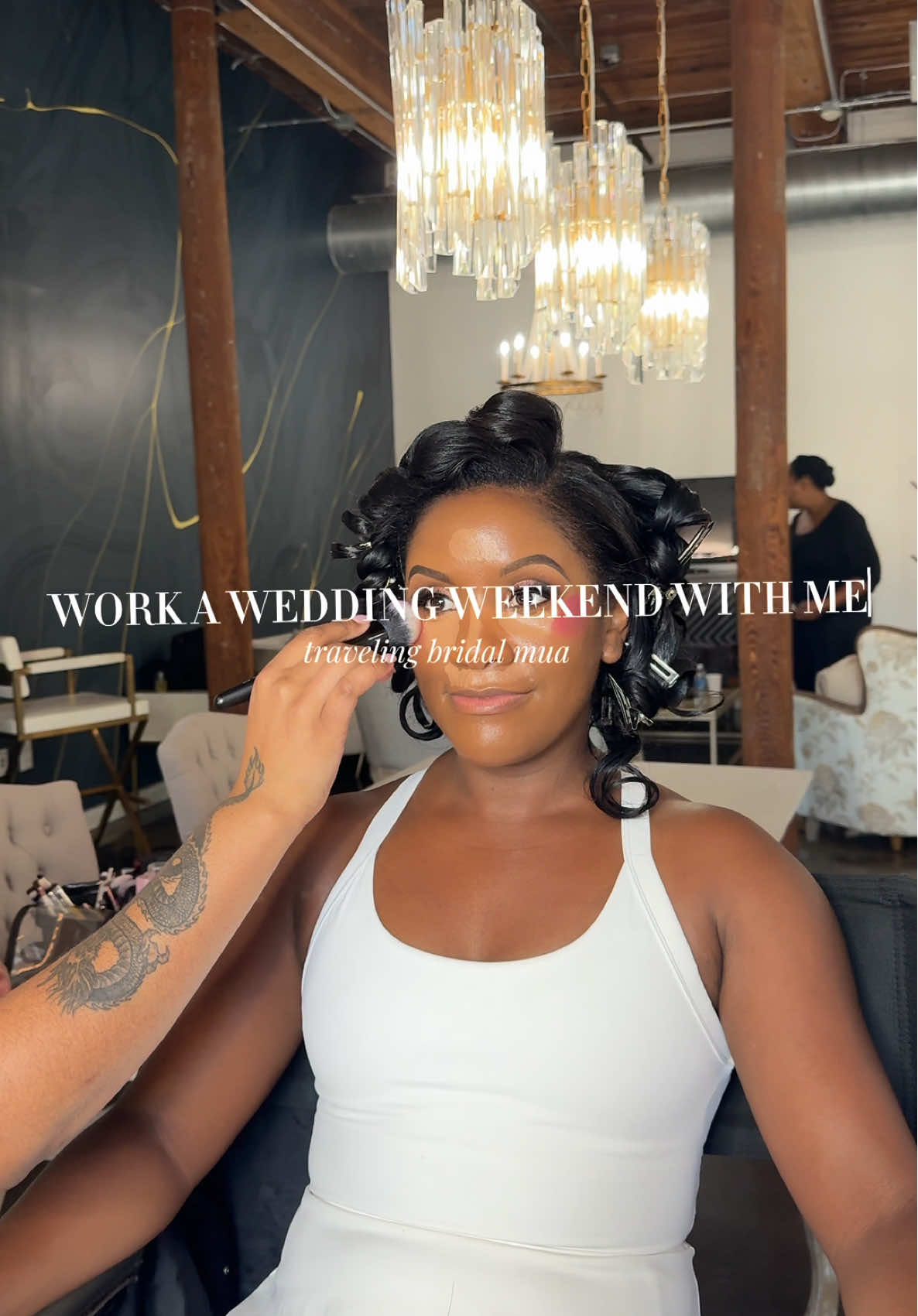 life of a bridal makeup artist ✨ wedding days are my favorite, wedding weekends are even better 🤍 shoutout to my sister @genesis aniya for always helping me when i need it! my bridal calendar is open. email me with all inquiries 💌 #kayarielbeats #bridalmakeupartist #ncmua #raleighmakeupartist #workvlog 