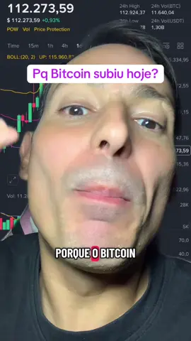 🚀Porque Bitcoin subiu hoje? #bitcoin 