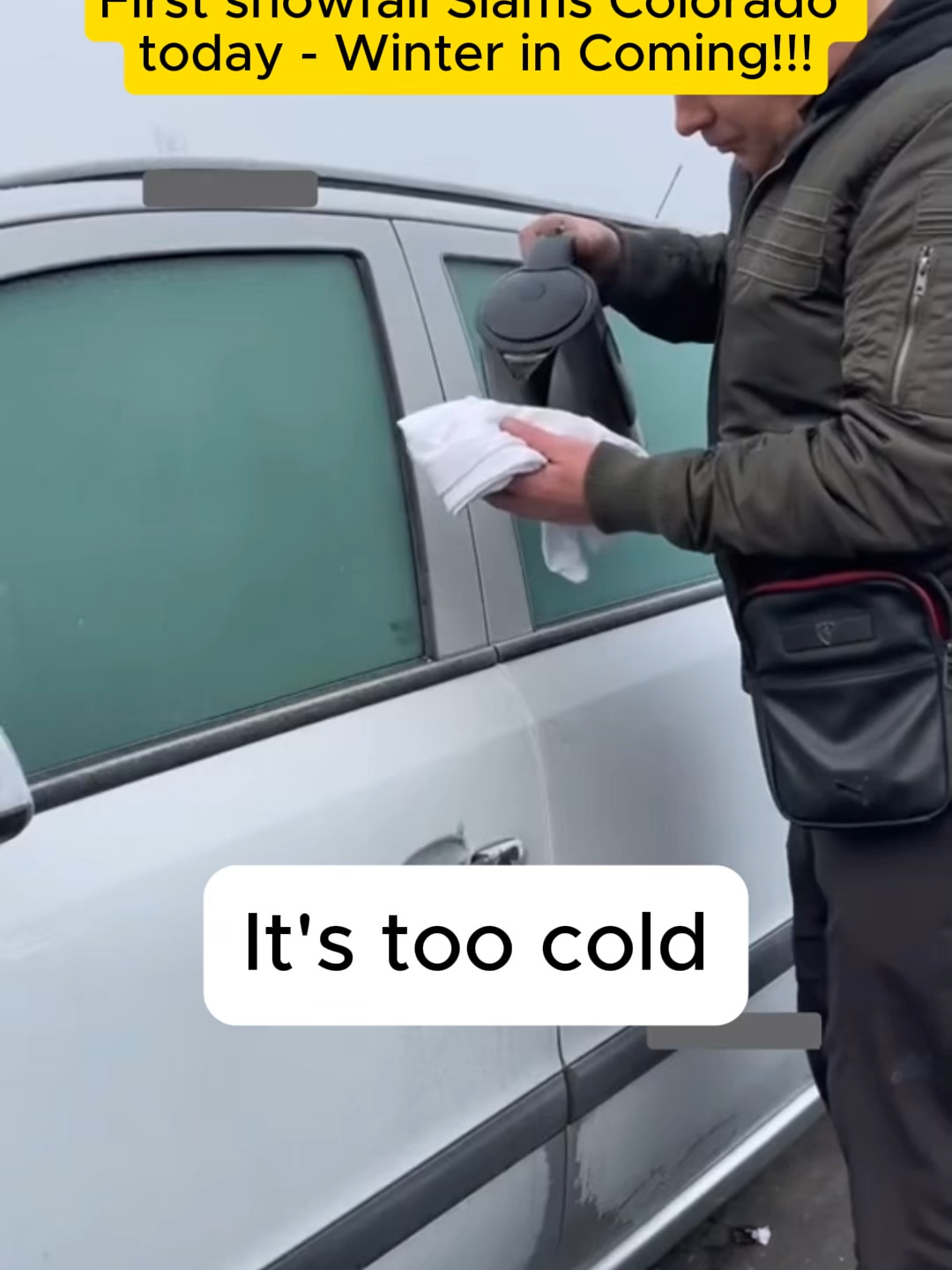 First snowfall Slams Colorado today - Winter in Coming!!!  Snow removal,Interesting ice  #storm #snow #winter #colorado #viral #satisfying #ice #usa #europe #snowstorm #hailstorm #tornado #wind #disaster #fyp #foryou #viral