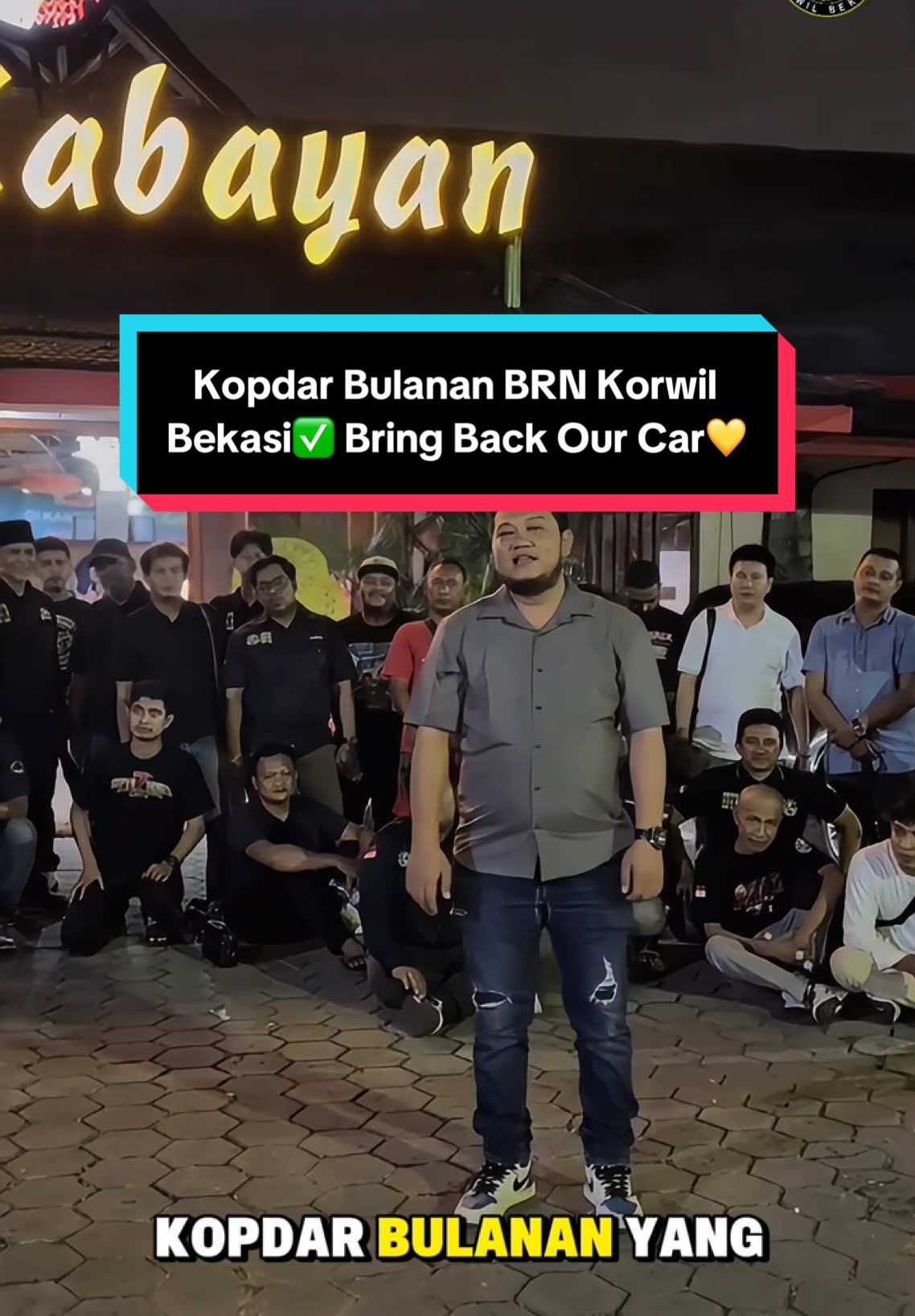 Kopdar BRN Bekasi - 8 September 2025💛 ‼️Kompak & Solid #rentalmobiltambun #rentalmobilbekasi #rentalmobilcikarang #rentalmobiljakarta #kenanganayangsrentcar 