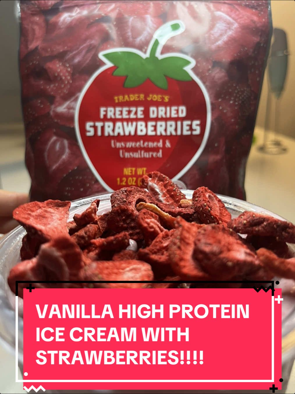 Weekend chaos calls for something simple. 😌 Just 4 ingredients and you’ve got a light, dreamy strawberry reset 🍓🍦✨ 📊 𝟮𝟲𝟬 𝗰𝗮𝗹𝗼𝗿𝗶𝗲𝘀 | 𝟯𝟲𝗴 𝗽𝗿𝗼𝘁𝗲𝗶𝗻 Follow @ninjacreami_queen for more deliciout, guilt-free recipes ✨ #ninjacreami #proteinicecream #strawberry #vanilla #ninjacreamirecipes  @Ninja Kitchen @fairlife @Premier Protein 