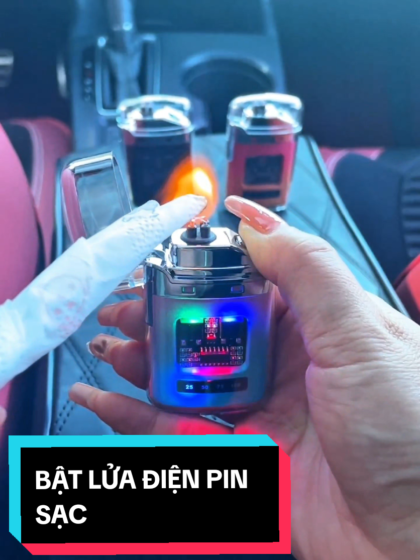 Bật lửa điện pin sạc, 2 tia  chống gió chống nước thiết kế đẹp mắt #batlua #batluadep #batluadien #batluadientuplasma #batluadocla 