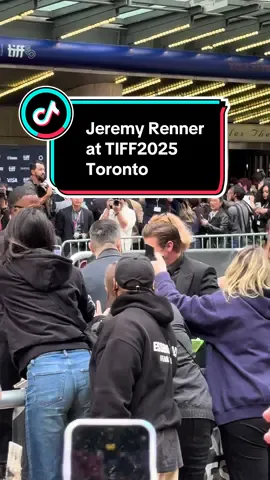 Spotted Jeremy Renner at #TIFF2025 in Toronto! Friendly, gracious, and all smiles. Hollywood charm in real life 🎬 #JeremyRenner #TorontoMoments #TIFFMagic It happened outside the Princess of Wales Theatre during the premiere of Wake Up Dead Man: A Knives Out Mystery at TIFF 2025.  #toronto 