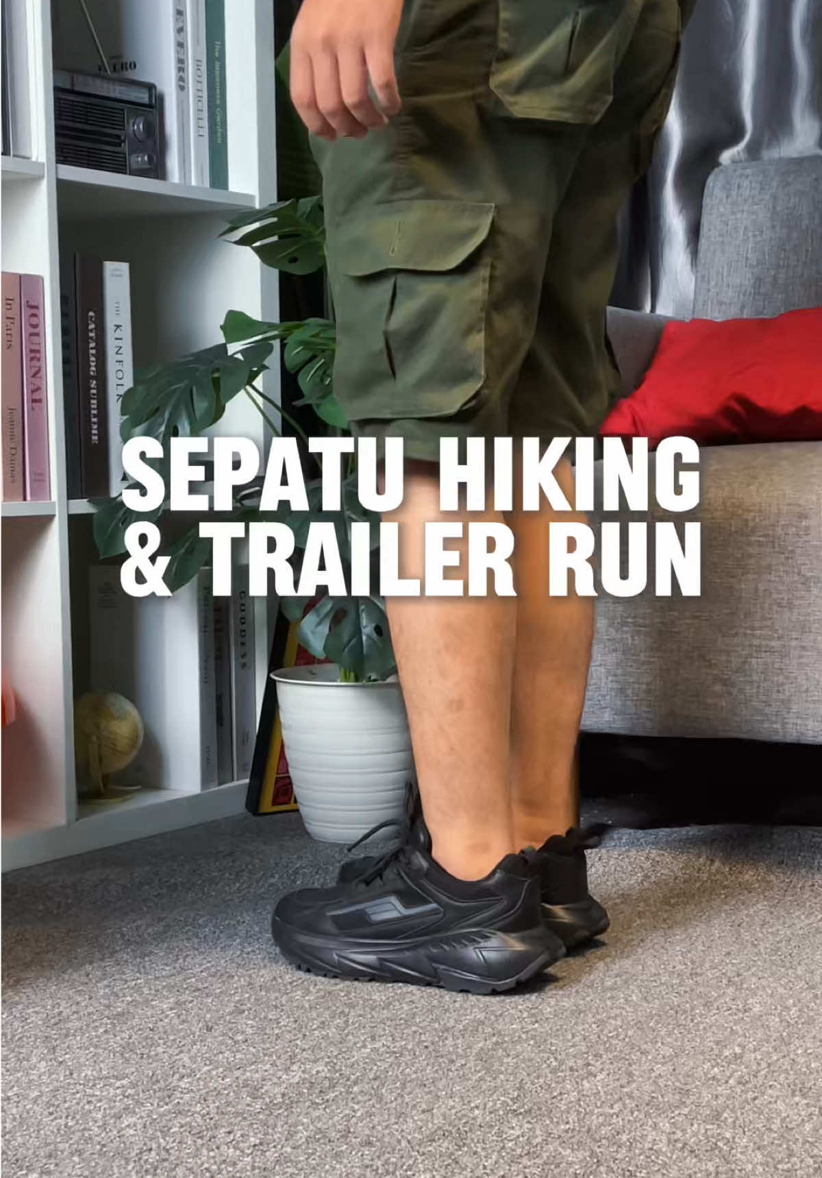 Sepatu hiking & Trailer run. 1489 - Zephyr phantom black Beli sebelum kehabisan! #1489 #Hiking #outfitideas #belilokal 