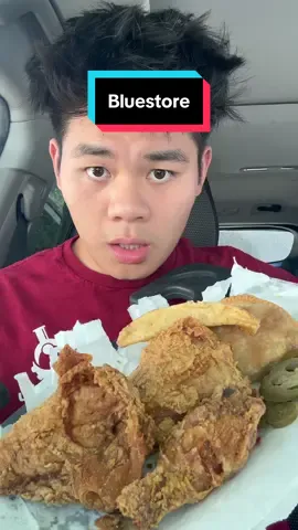Local Bluestore always hits home in Baton Rouge especially with that special sauce 👀 #friedchicken #mukbang #usa #viral #fypシ 