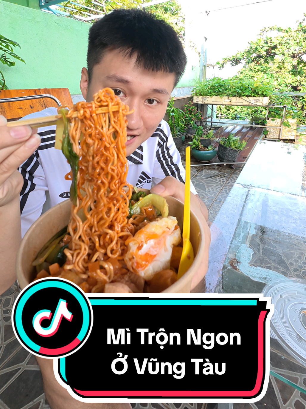 Phát hiện chỗ bán Mì Trộn ăn dính lắm nè cả nhà #mitron #vungtau #reviewfood #duydanganchoi #xuhuong 