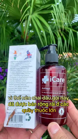 Dầu gội gầu nấm ngứa icare  hiệu quả #daugoiicarepharma #daugoithaoduoc #daugoi #xuhuongtiktok #viral 