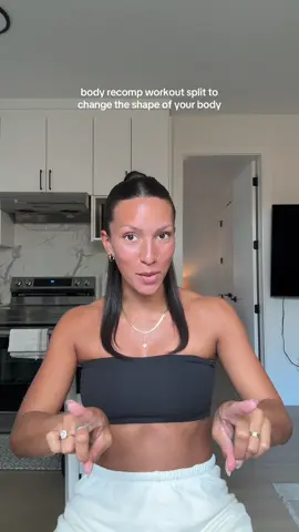this is the workout split that you need to lose fat + build muscle —your first week of workouts is linked in my bio! 🔗 #workoutsplit #workoutsplits #workoutmotivation #workoutplan #bodyrecomp 