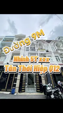Nhà Bán Quận 12 Tân Thới Hiệp giáp Gò Vấp - Đúc 4 Tầng đường 9M - Nhà phố đẹp #bannhaquan12#nhabanquan12#nhadepgovap #batdongsan#fyp  