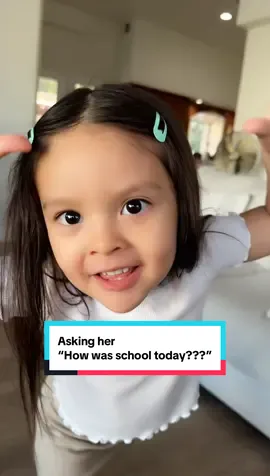 Parenting is just asking questions and getting unexpected answers 😂 @NestorAguilar #theaguilars #schoollife #daughter 