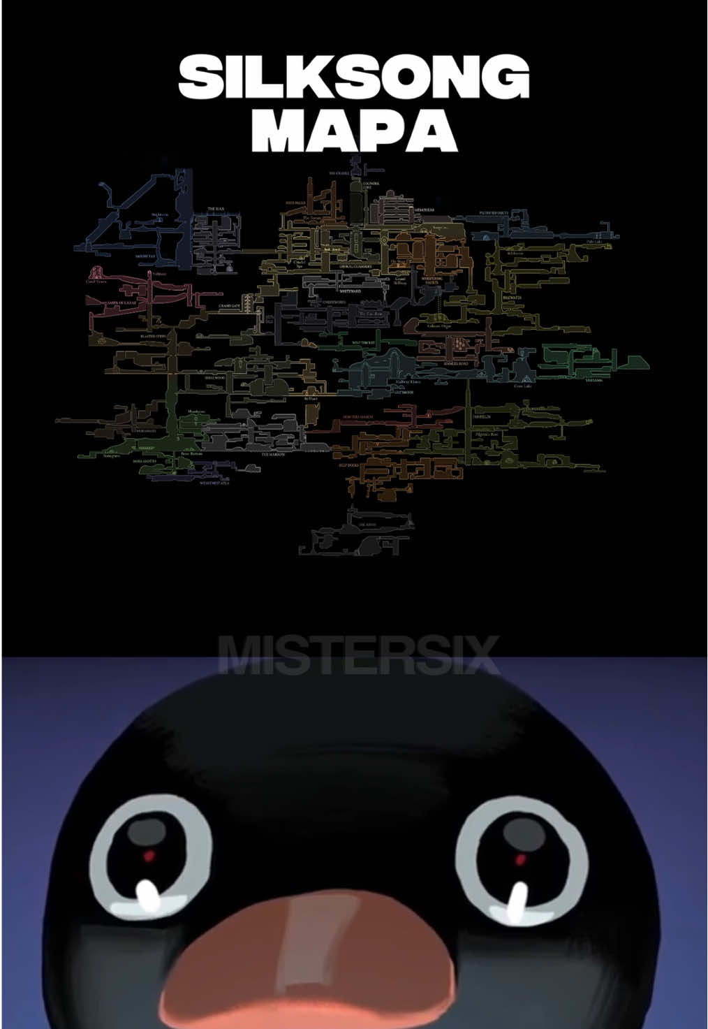 MAPA DE SILKSONG É GIGANTE #silksong #hollowknight #games 