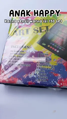 #art150pcs #pensilwarna #pensilwarna150pc #artset 