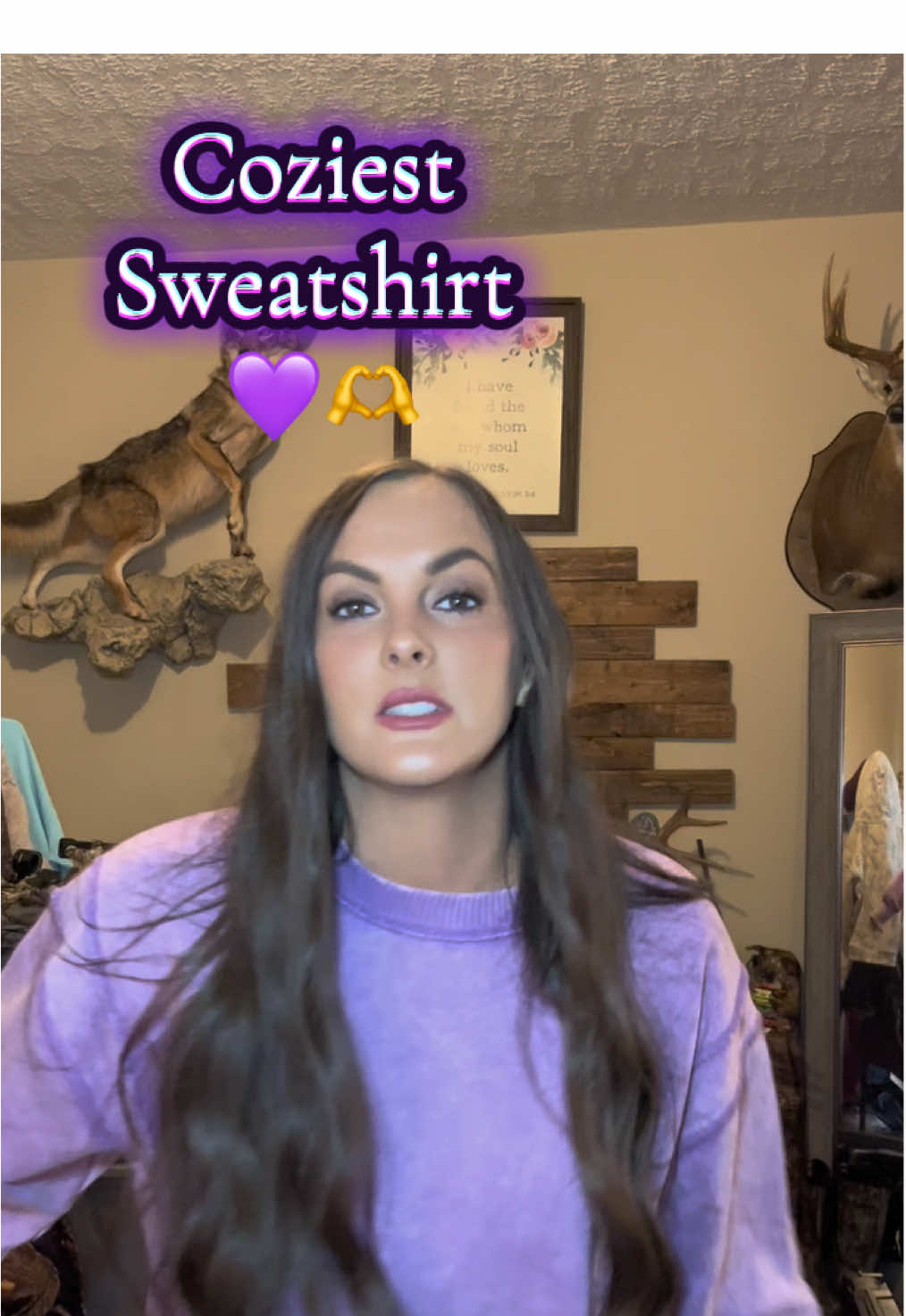 Y’all this is the prettiest Purple! Love these Sweatshirts! 💜🫶 #madisonandmallory #purple #sweatshirt #fall #ad 