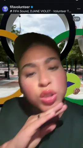 All jokes haha 🤣 but thought this was sooo cool! I was featured twice! 😝 #fifa #fifavolunteer #fifaworldcup2026 #fifaworldcupvolunteer 