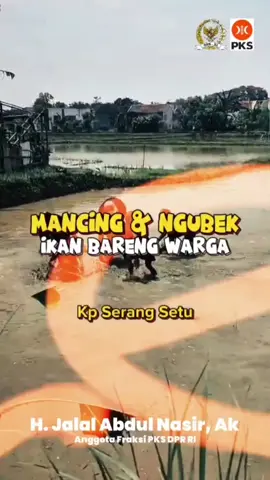 Keseruan Mancing & Ngubek Ikan Bareng Warga!   Suasana penuh kebersamaan di Kp Serang, Setu.   Terima kasih atas partisipasi dan antusiasme warga.   InsyaAllah terus kita jaga semangat gotong royong dan silaturahmi! 🎣🤝 #NgubekIkan #MancingBersama #KampungSerang #SilaturahmiWarga #HJalalAbdulNasir 