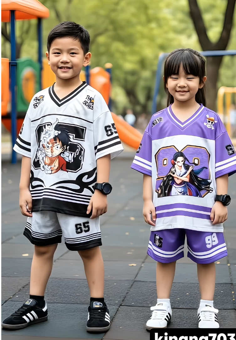 Setelan anak one piece dan anomali tung tung sahur ini lagi promo loh. Jersey anak lucu ❤️ #keranjangkuning   #setelananak   #bajuanak   #onepiece   #bajuanakanime   #bajuanakmurah   #setelanjerseyanak   #ootdanak   #pakaiananak   #jualanonline   #fyp   #fypシ゚viral   #belanjaditiktok 