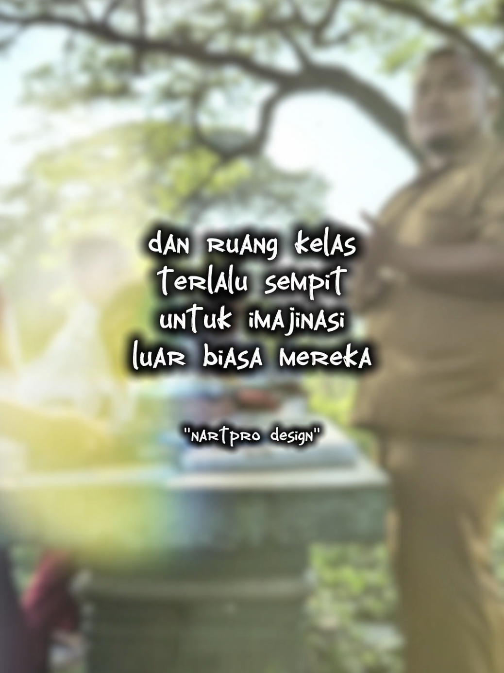Dan imajinasi luar biasa mereka, tak cukup hanya ada di ruang kelas  @sdnsumbersariofficial_  #guru #mengajar #bukanbebannegara #sekolah #sekolahdasar 