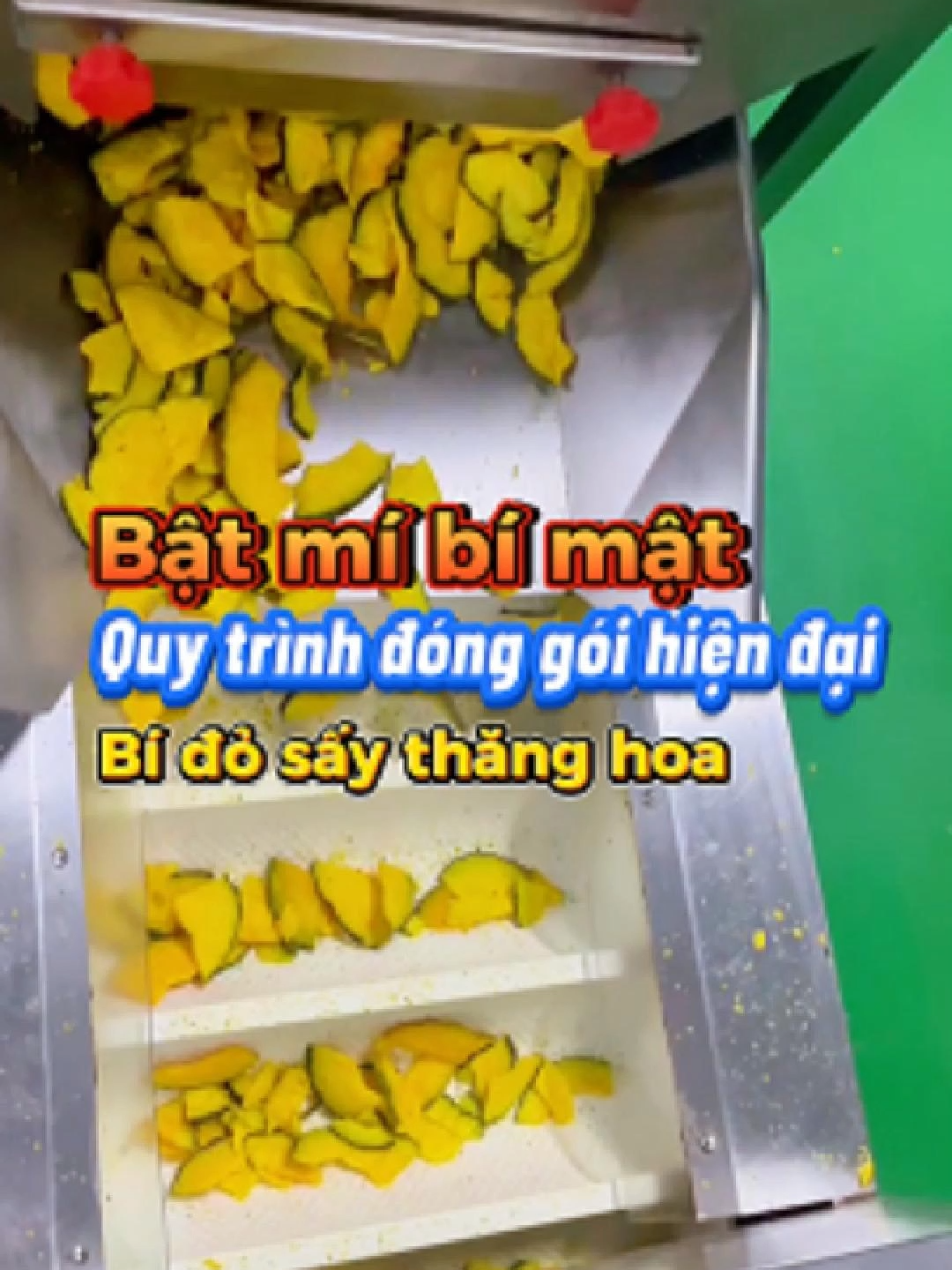 Bật mí bí mật quy trình đóng gói hiện đại- Bí đỏ sấy thăng hoa #wakamono #hoaqua #hoaquanhapkhau #hoaquasaygion #traicay #traicaysaygion #traicaynhapkhau #nongsanvietnam#lula#wakamonogroup #bido #bidosaygion #anvat #anvathealthy