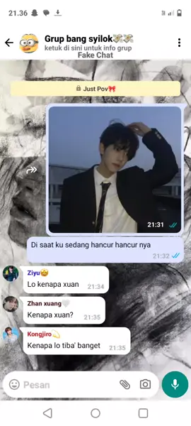 pov:abaikan nama mine ya 😄soalnya itu tian#tianziyu #zhangzhan#thomaskong#xytzba #fypシ゚ 