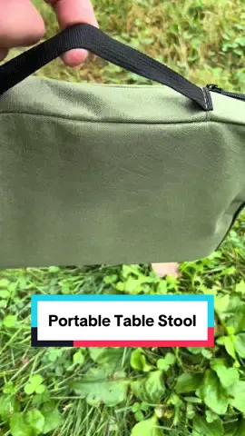From stool to table in seconds ⛺️🔥 Perfect for camping, fishing, or backyard hangouts. Lightweight, strong, and packs flat for travel. #campinggear #outdoortable #portablechair #fishinglife #campvibes