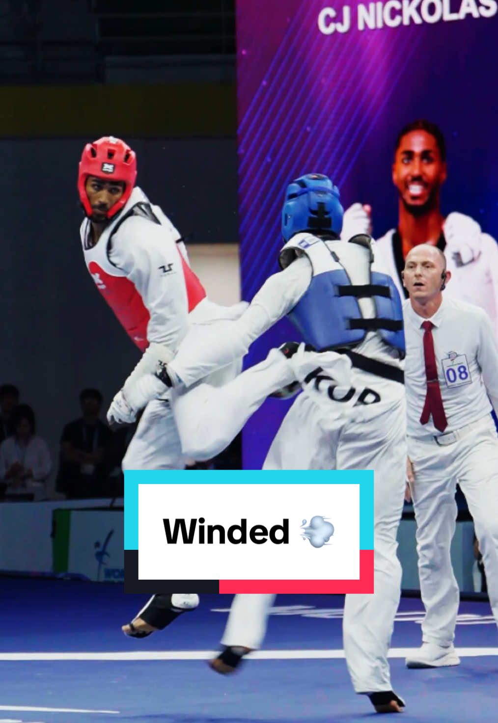 Winded 💨 #WorldTaekwondo  #MujuTaekwondowon2025GP #GPChallenge #GrandPrixChallenge #WTGPC2025 