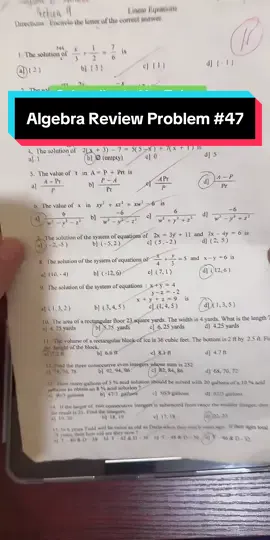 Algebra Review Problem 47 #fyp #enginerdmath #engineering #mathematics #algebra 