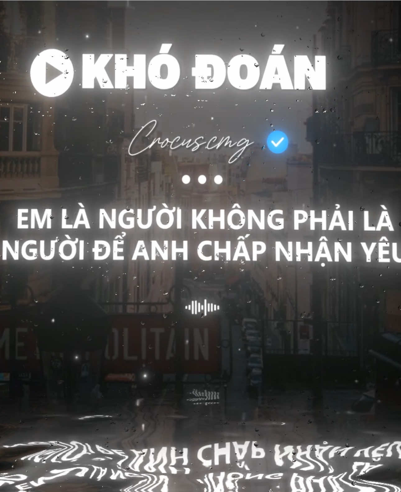 Cuộc đời thật khó đoán.. #nhachaymoingay #cmgmusic #wseal 