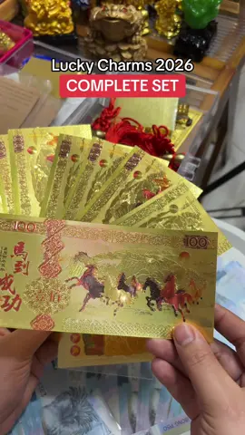 Sling up 2026 year of the horse Money golden foil and taisui foil #moneyfoilluckycharm #moneymagnet2026 #yearofthehorse 