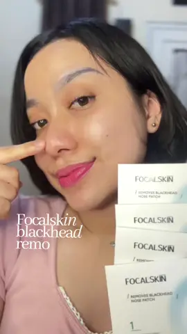 painless blackhead removal 🖤@FOCALSKIN Indonesia #nosepatch #nopain #focalskinid 