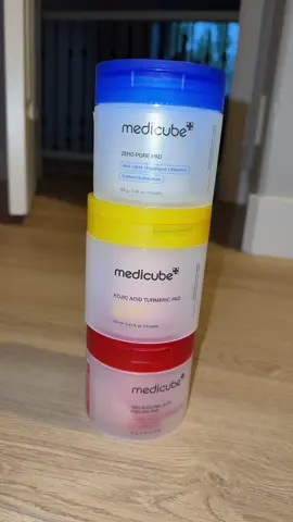 All three toner pads on sale! #skincarebundle #tonerpads #medicube #koreanskincare #tiktokshopcreatorpicks 