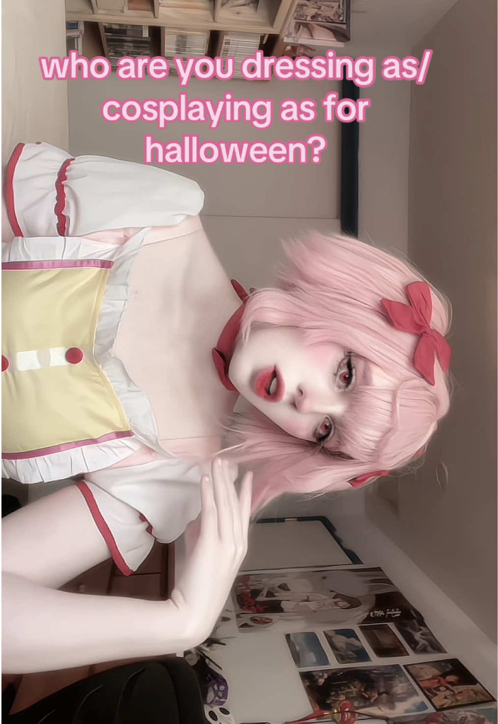 i still haven’t decided wahhh … contacts from sigocontacts use code hime25 for 25% off #madokamagica #madokacosplay #madokakanamecosplay #madokamagicacosplay #cosplaylenses 