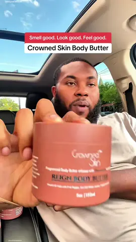 Stop settling for basic lotion 🚫 The King & Reign Body Butter by Crowned Skin is the top body butter for men: buttery texture, all-day fragrance, and a glow you can feel. @Crowned Skin  #bodybutter #bodylotion #smellgood #skincare #creatorsearchinsights 