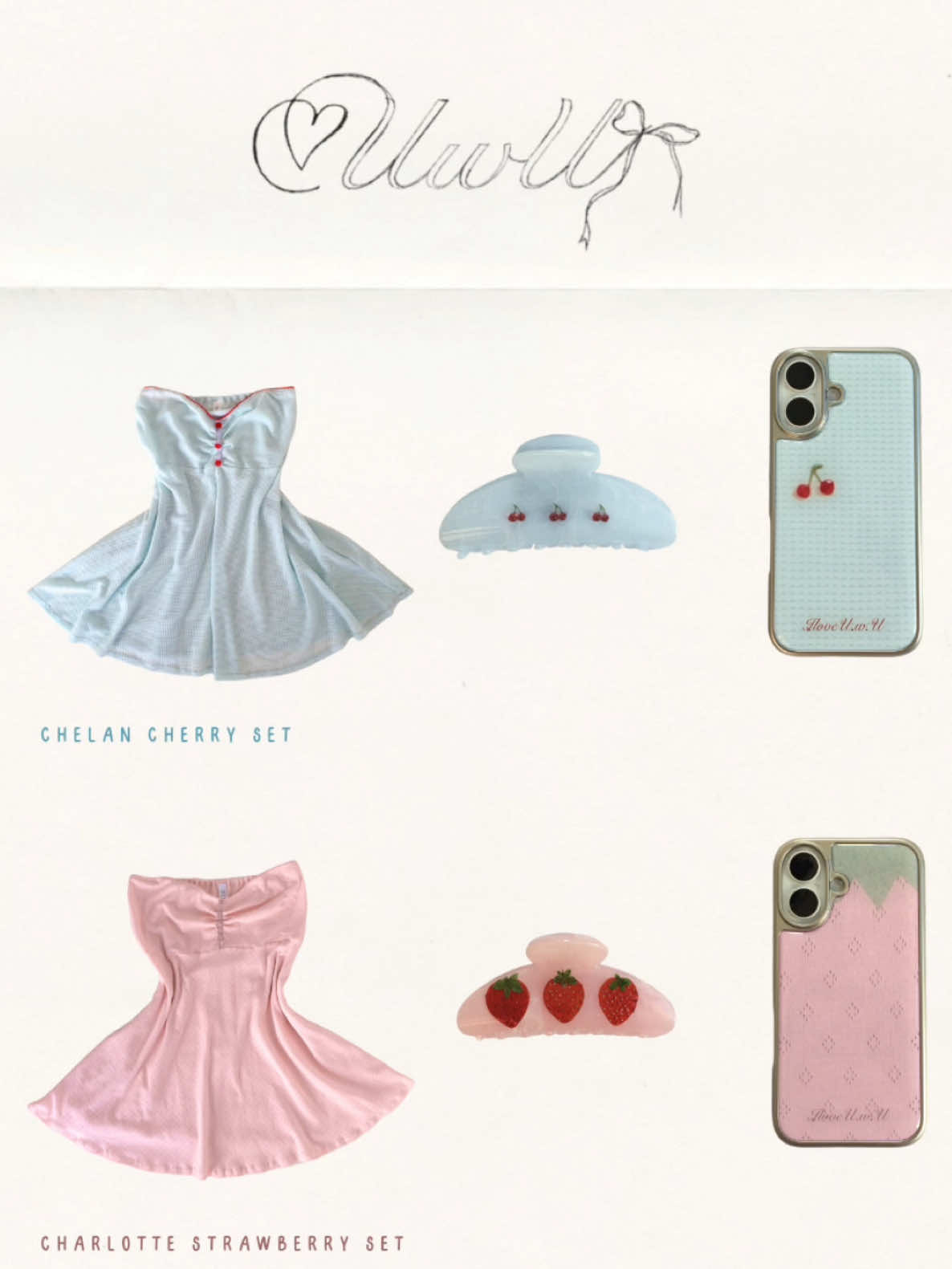 Online now…  #iloveuwu #coquette #aesthetic #loungewear #phonecase 